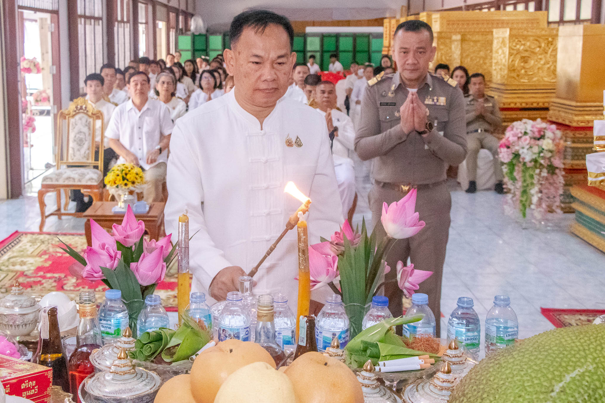 จังหวัดกำแพงเพชร สนง.วัฒนธรรมจังหวัดฯ จัดพิธีบวงสรวงสักการะสิ่งศักดิ์สิทธิ์ในภารกิจพิธีการศพที่ได้รับพระราชทานของจังหวัดฯ ประจำปีงบประมาณ พ.ศ. 2569 เพื่อความเป็นสิริมงคลแก่ผู้ปฏิบัติงานสนองพระบรมราโชบาย