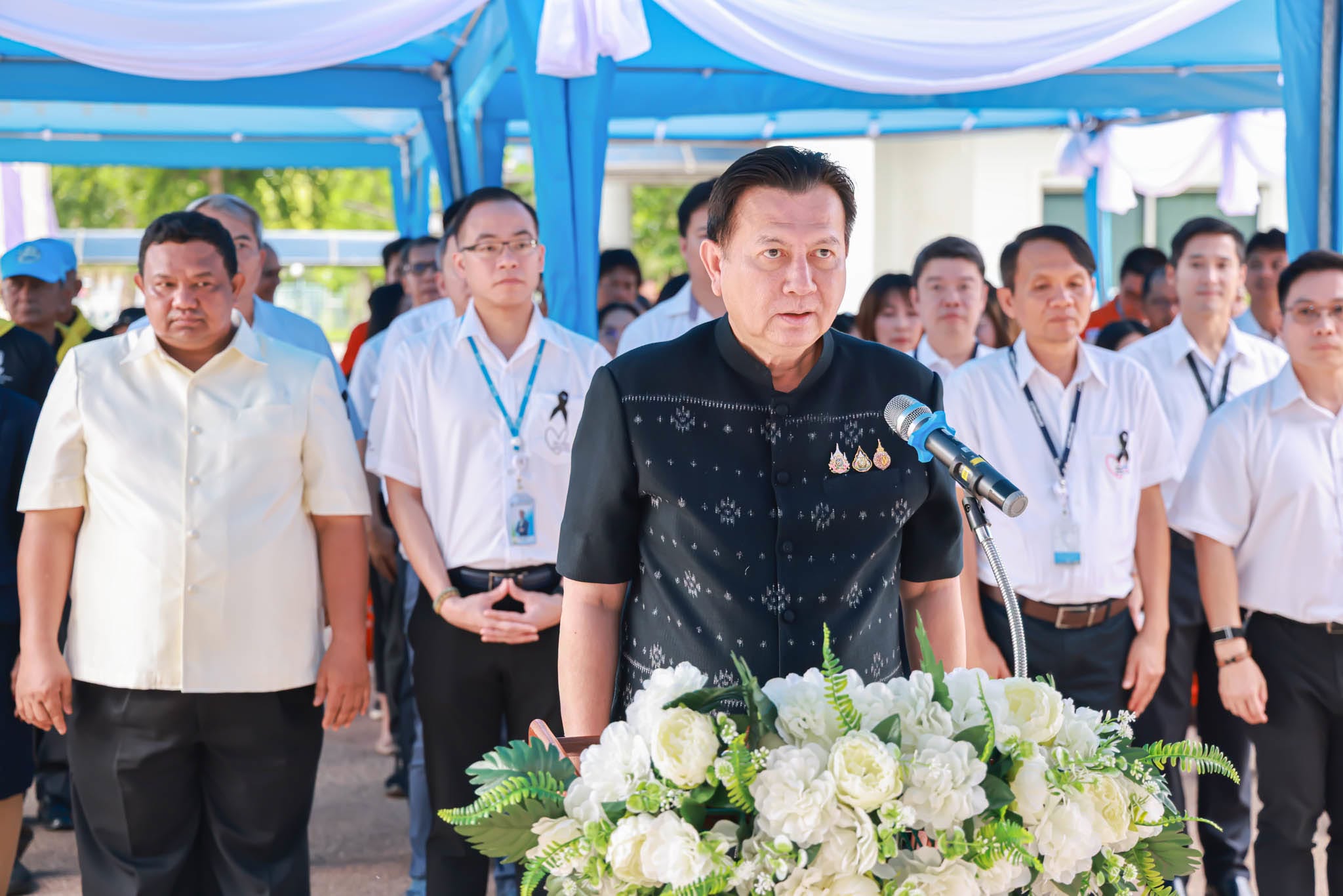 จังหวัดกำแพงเพชร ร่วมกับ ปตท.สผ. โครงการเอส 1 จัดพิธีถวายความอาลัย และกิจกรรมบริจาคโลหิต ถวายเป็นพระราชกุศลแด่ สมเด็จพระนางเจ้าสิริกิติ์ พระบรมราชินีนาถ พระบรมราชชนนีพันปีหลวง
