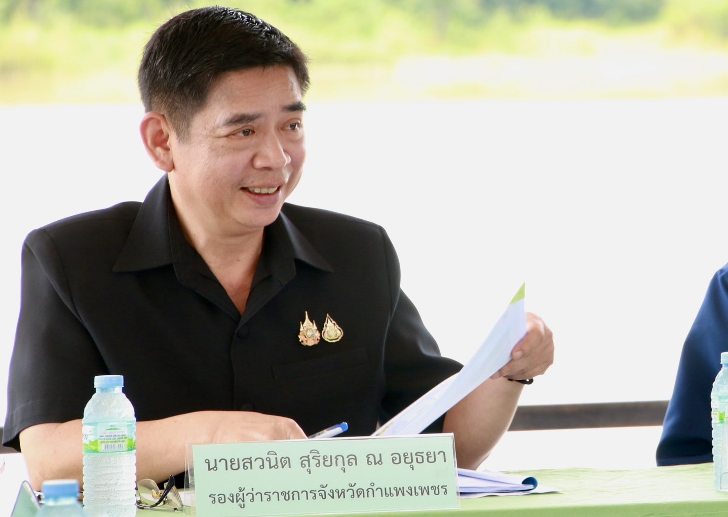 รองผู้ว่าฯ กำแพงเพชร ประชุมติดตามความก้าวหน้าโครงการขุดลอกบึงหล่ม อ.คลองลาน สนองพระราชดำริอย่างมีประสิทธิภาพกำแพงเพชร